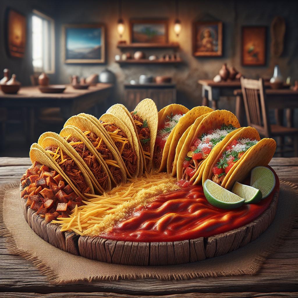 Tacos dorados and enchiladas