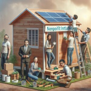Nonprofits building tiny house