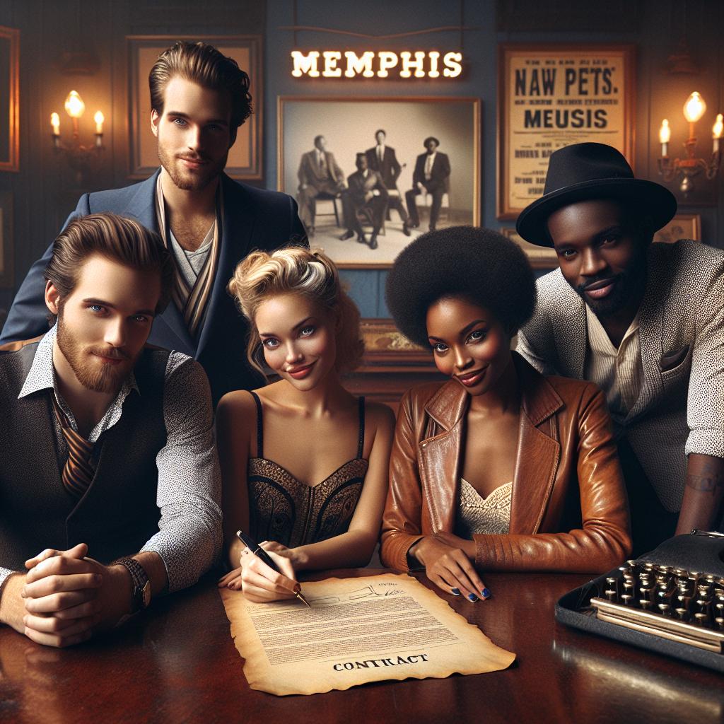 Memphis musicians signing contract