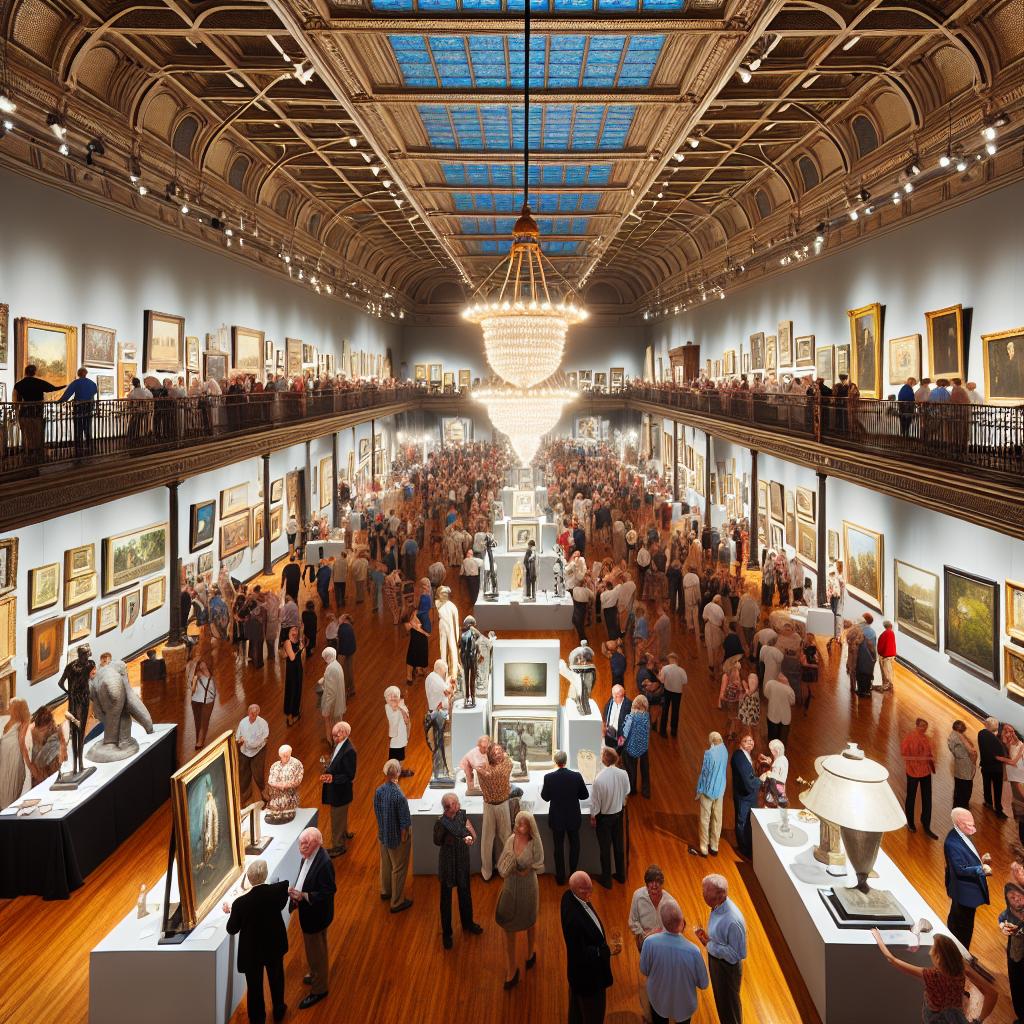 Art exhibition celebration in Memphis