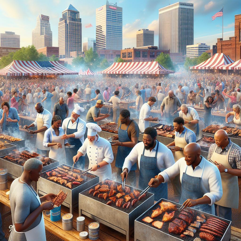 Barbecue competition in Memphis