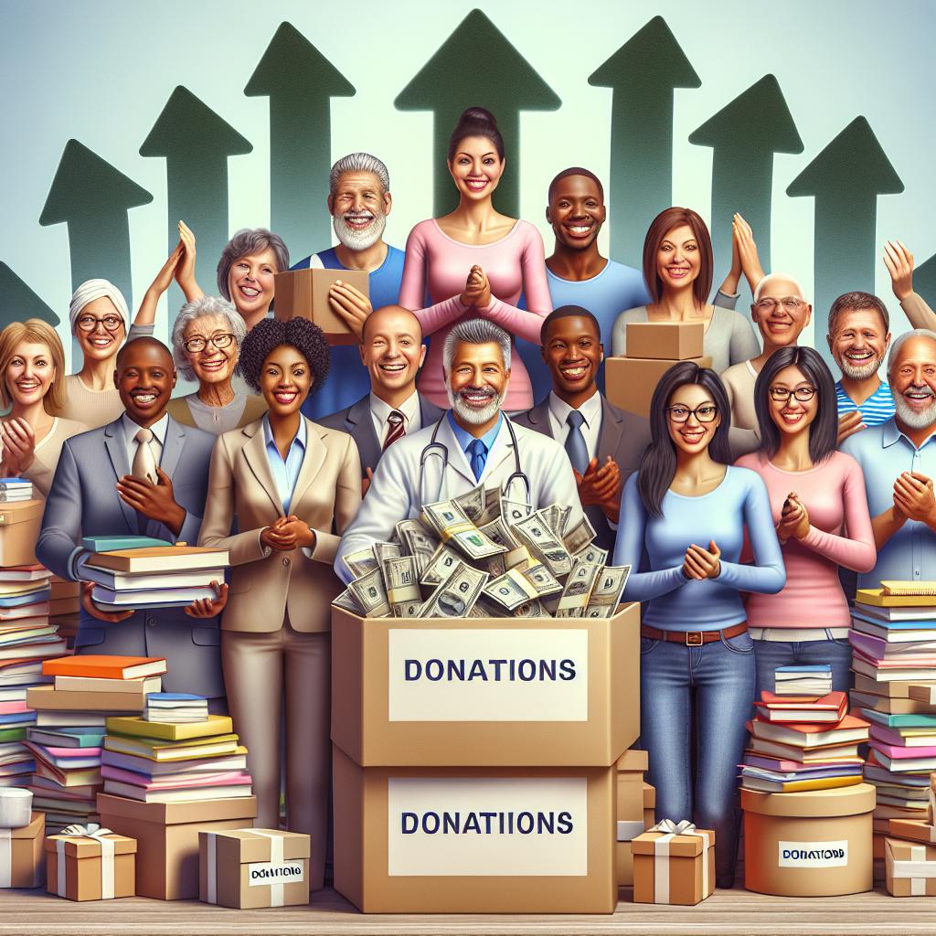 Nonprofit organizations receiving donation