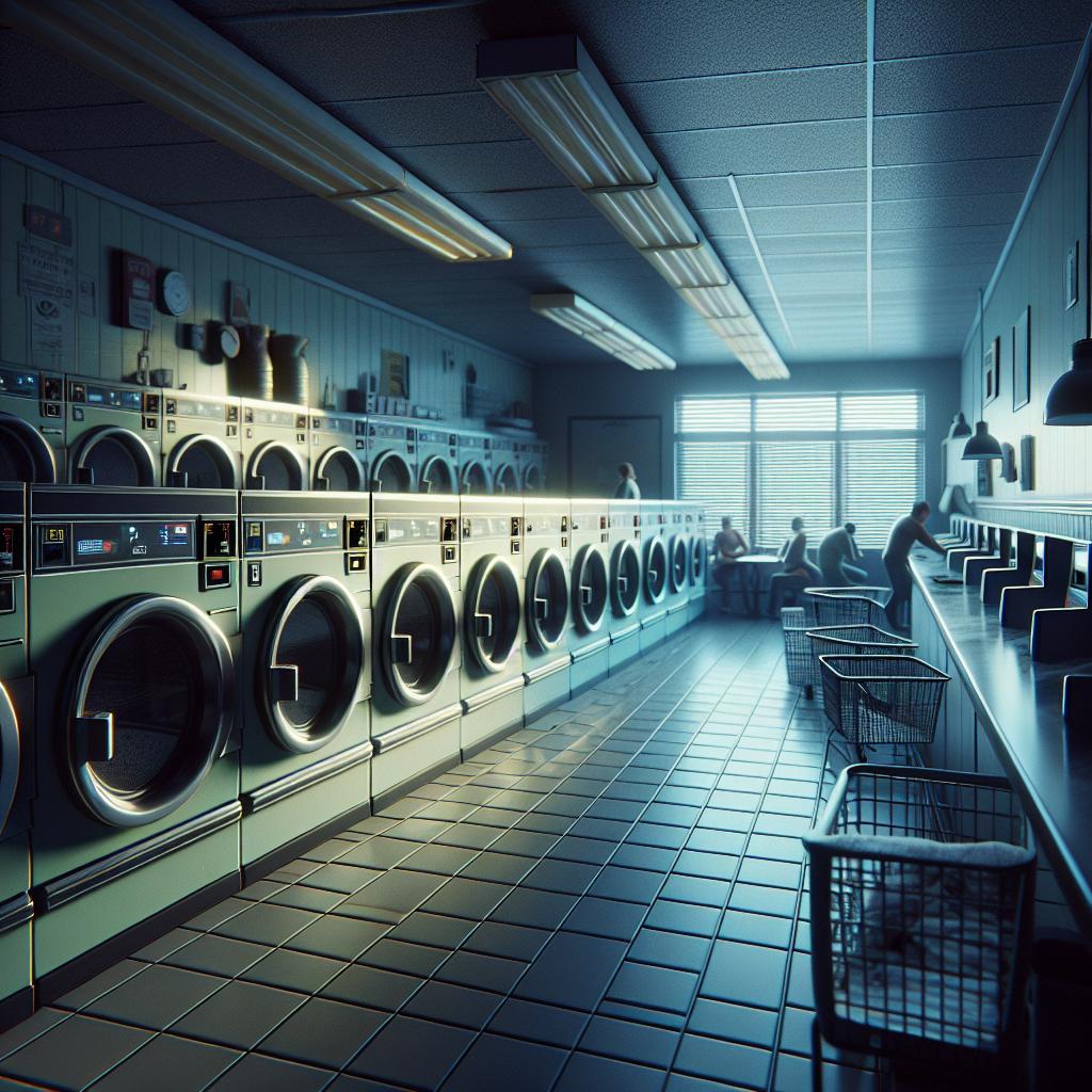 Laundromat during power outage