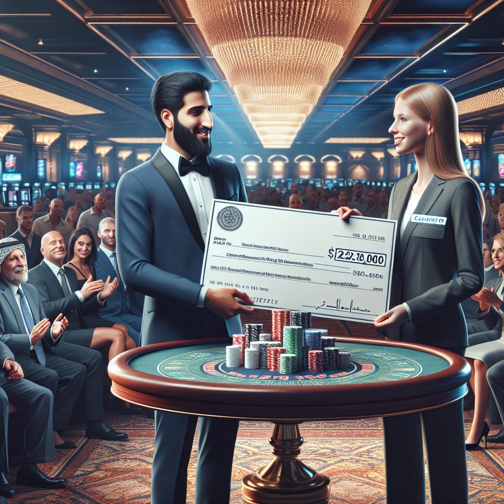 Casino making charitable donation