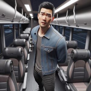 Man detained on Greyhound bus