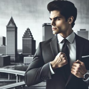 "Businessman making progressive move, Memphis"