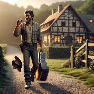 "Country musician returning home"