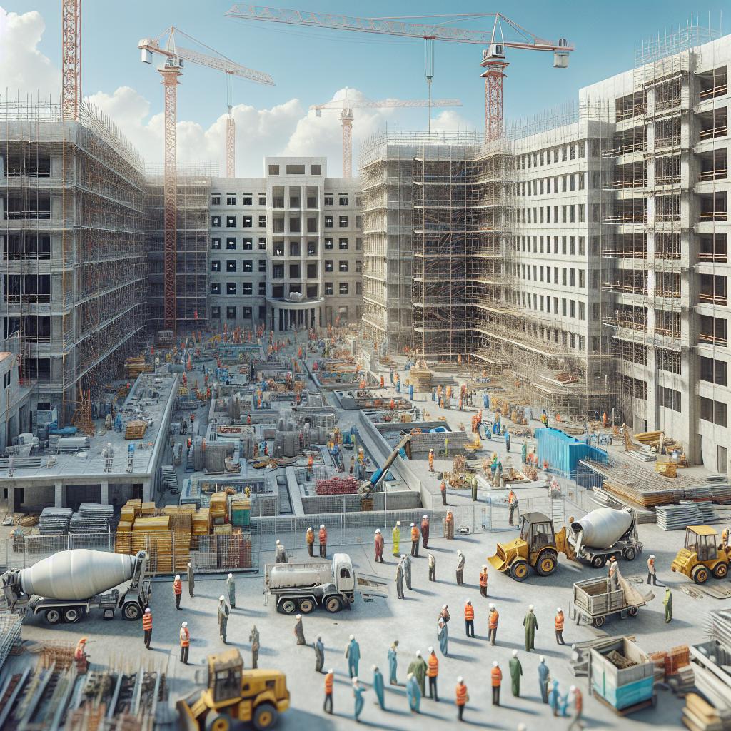 St. Jude hospital construction site