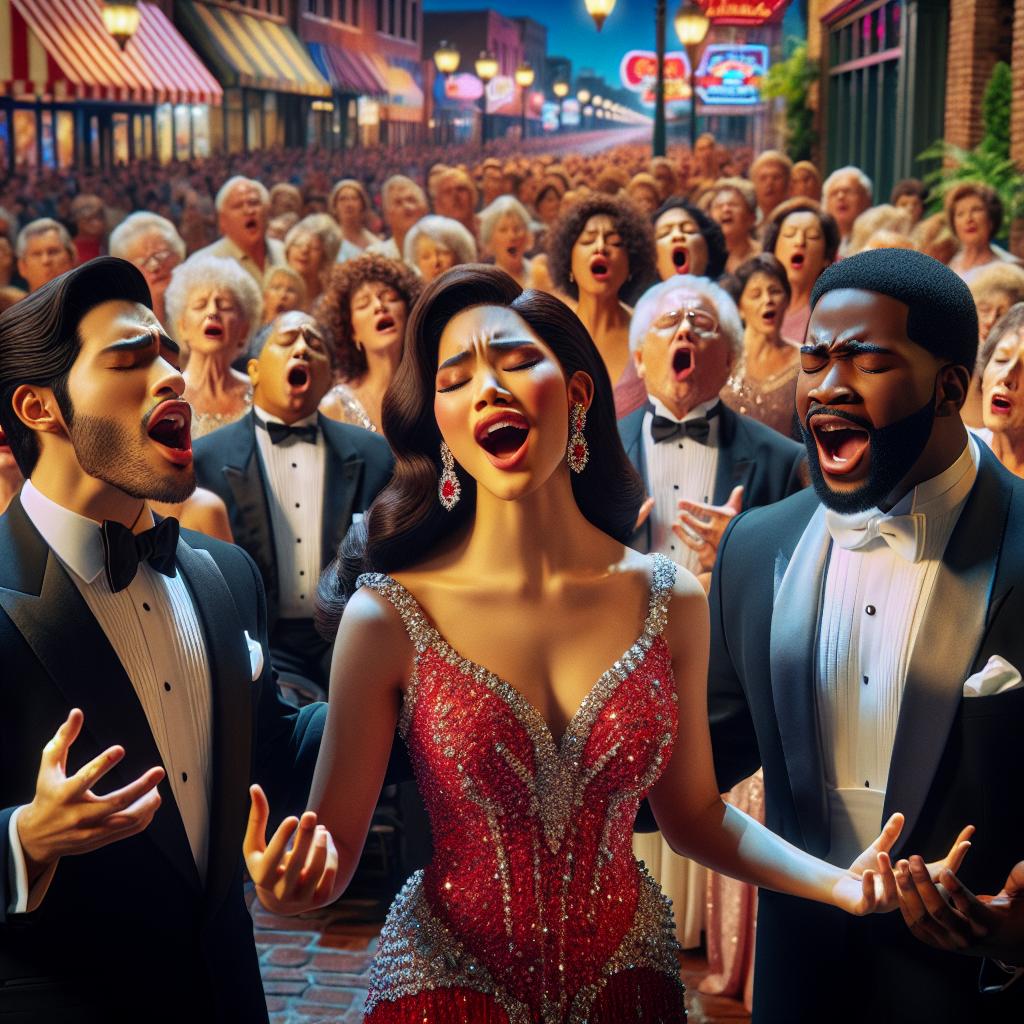 Opera singers on Beale Street