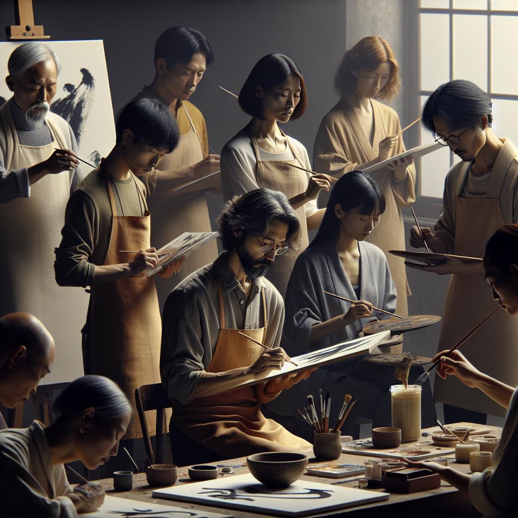 Asian American artists creating art