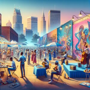 Memphis arts event montage