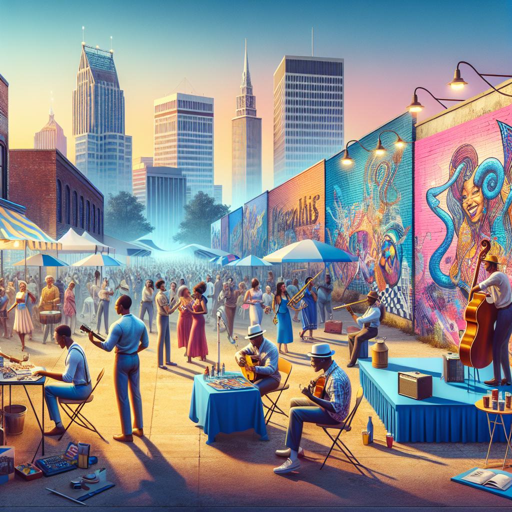 Memphis arts event montage