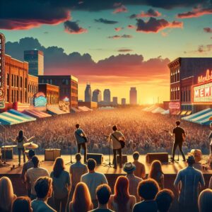 Memphis summer concert outdoors