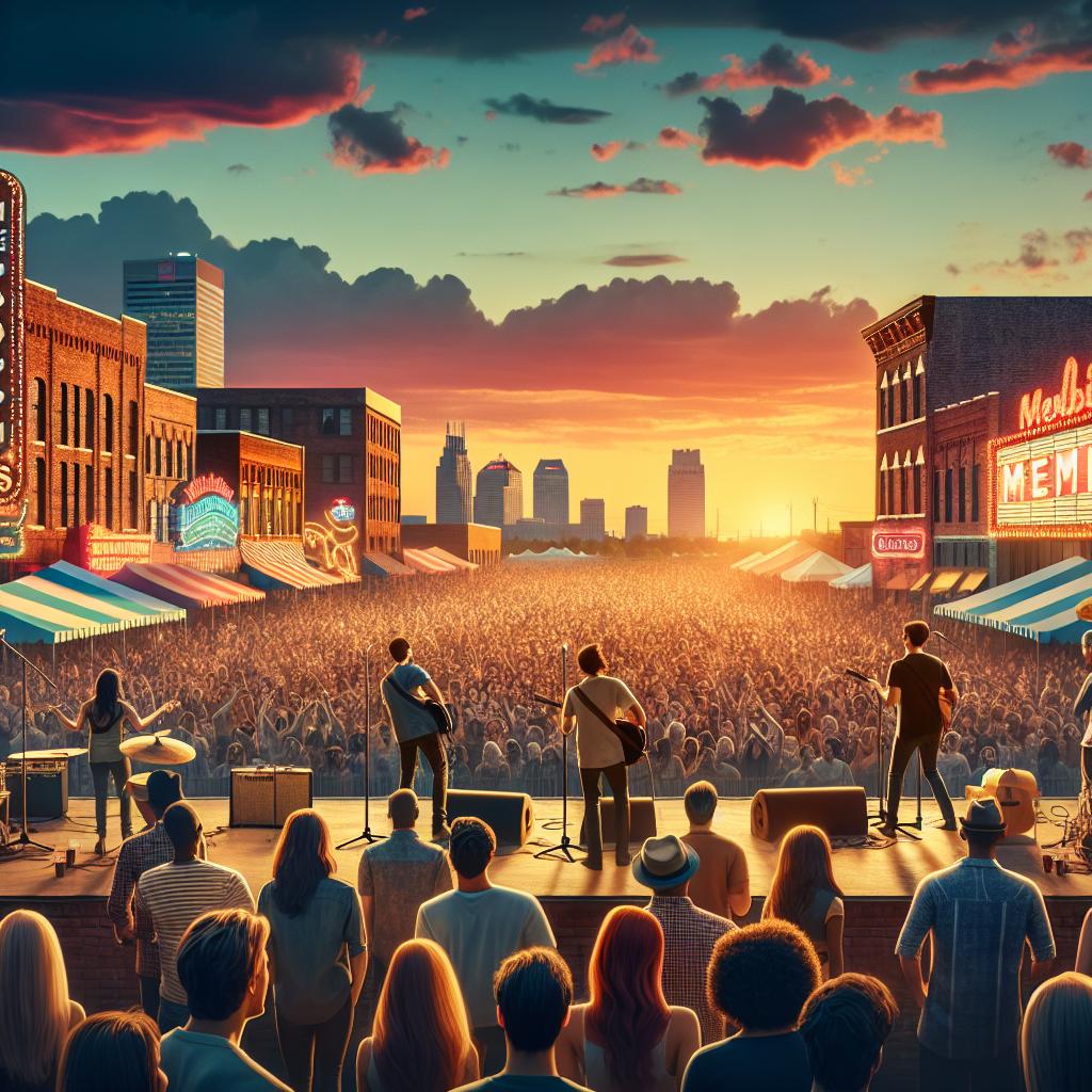 Memphis summer concert outdoors