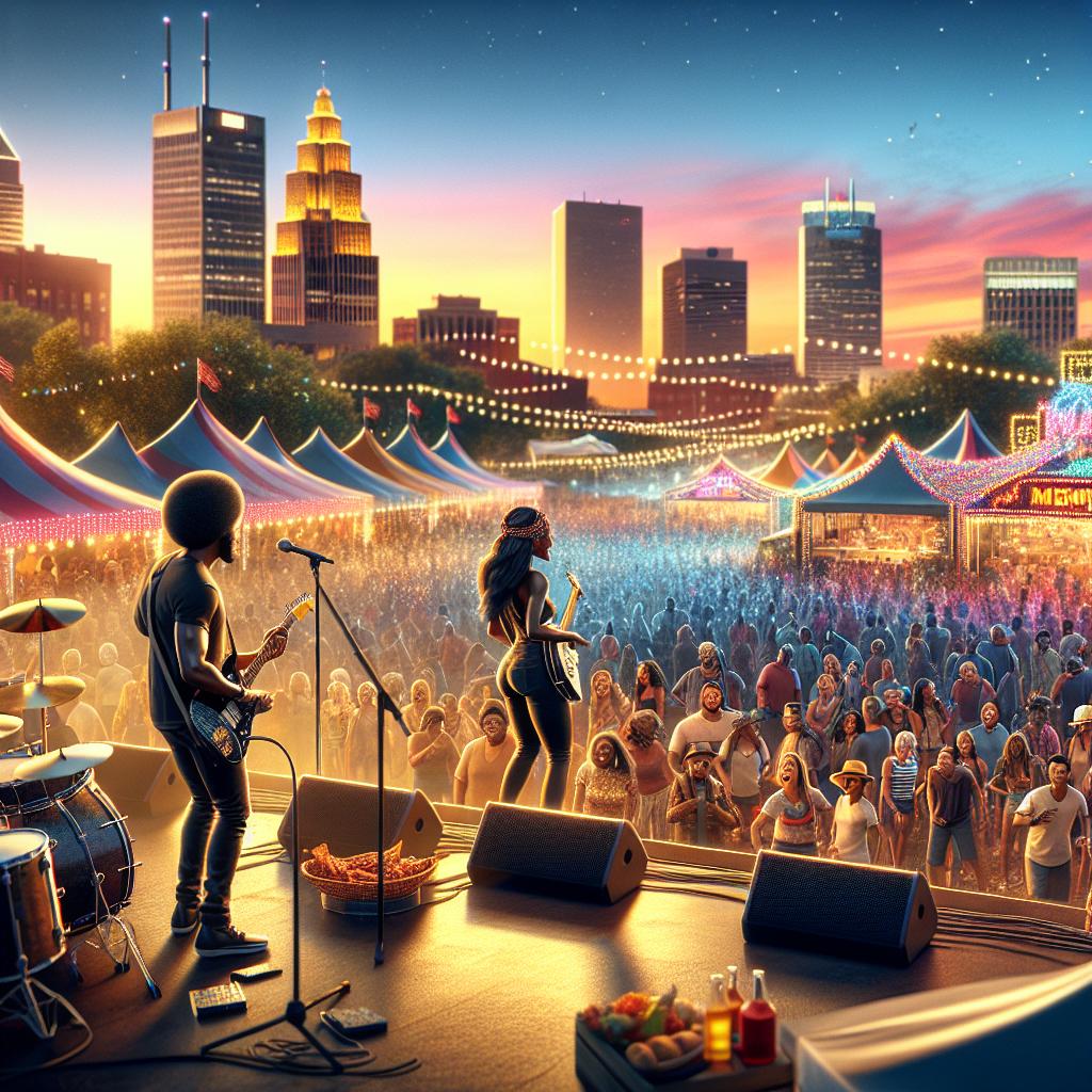 Summer festival in Memphis