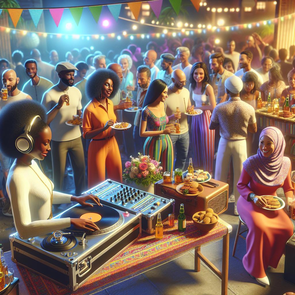 Radio launch community party