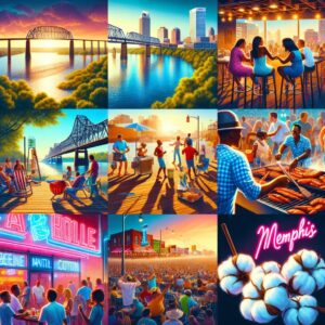 Memphis summer attractions collage