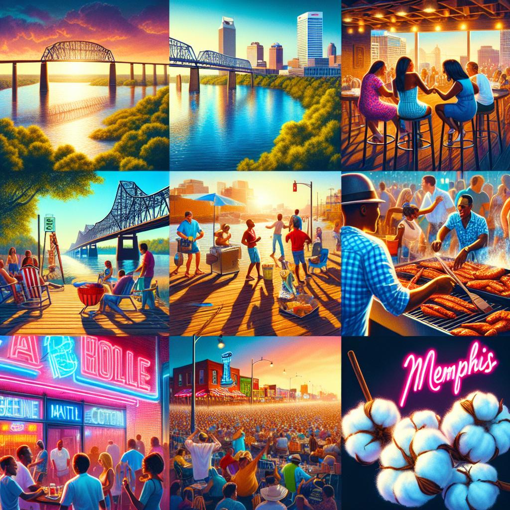 Memphis summer attractions collage