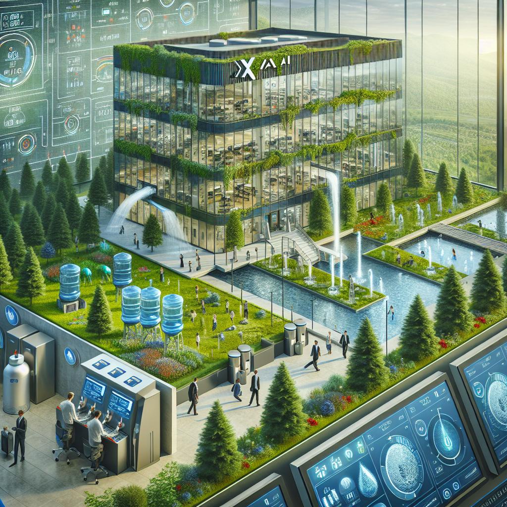 "xAI tech company water consumption"