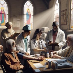 Church Volunteers Providing Healthcare