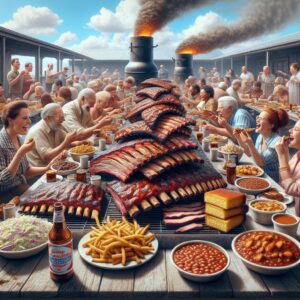 Memphis barbecue celebration feast