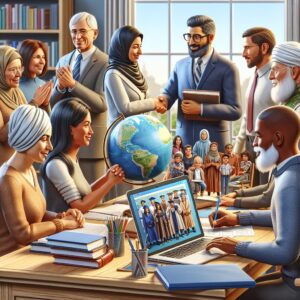 "Partnerships in Education Concept"