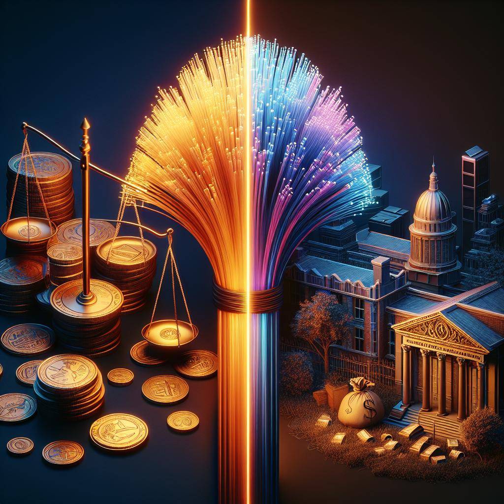 Fiber optics, school, financial divide