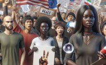 Protest against police brutality.
