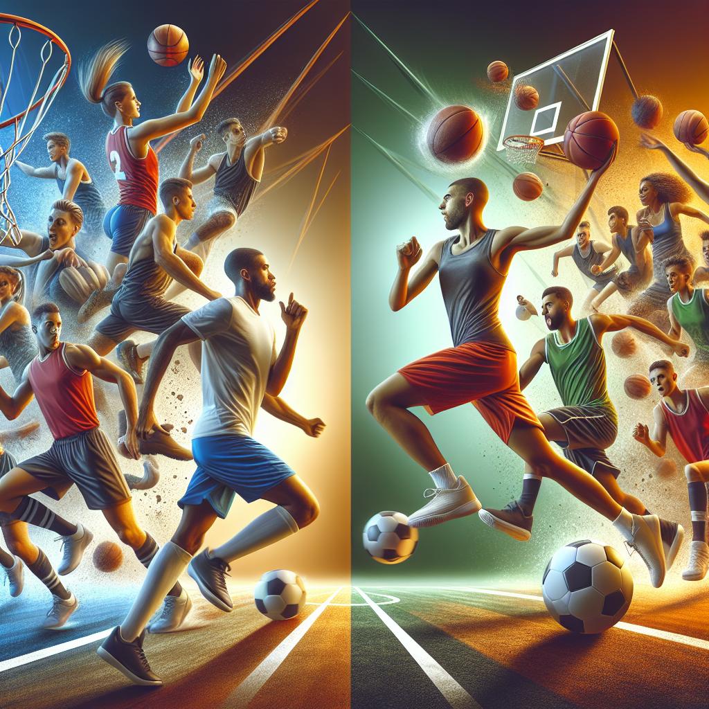 Football and Basketball Frenzy