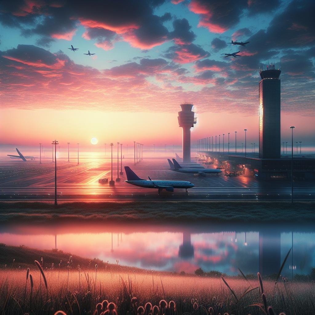 Morning Calm Near Airport