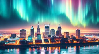 Exciting Northern Lights Display Graces Memphis Skyline