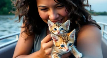 Memphis Woman Springs into Action to Save Kittens Trapped in Pontoon Boat