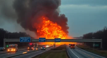 Big Fire Breaks Out in Memphis Near I-40, No Injuries Reported