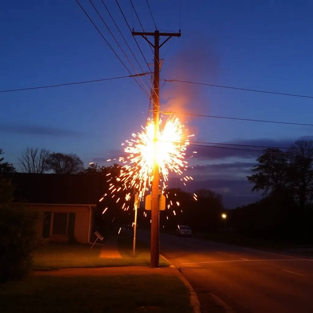 Power Outages Strike Memphis Following Car Crash into Utility Pole