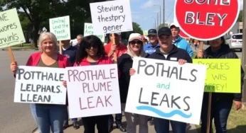 Whitehaven Residents Rally for Repairs as Potholes and Water Leaks Persist