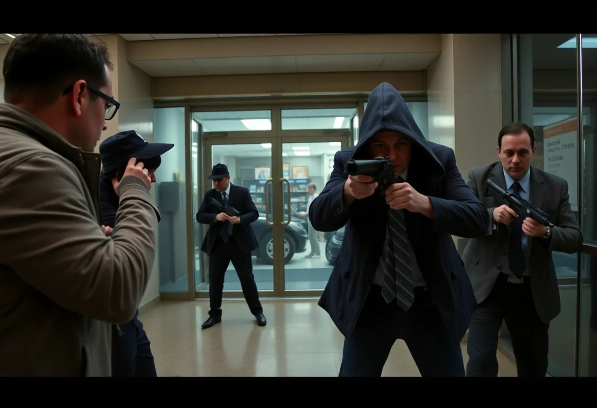 Action-packed scene from Den of Thieves 2.