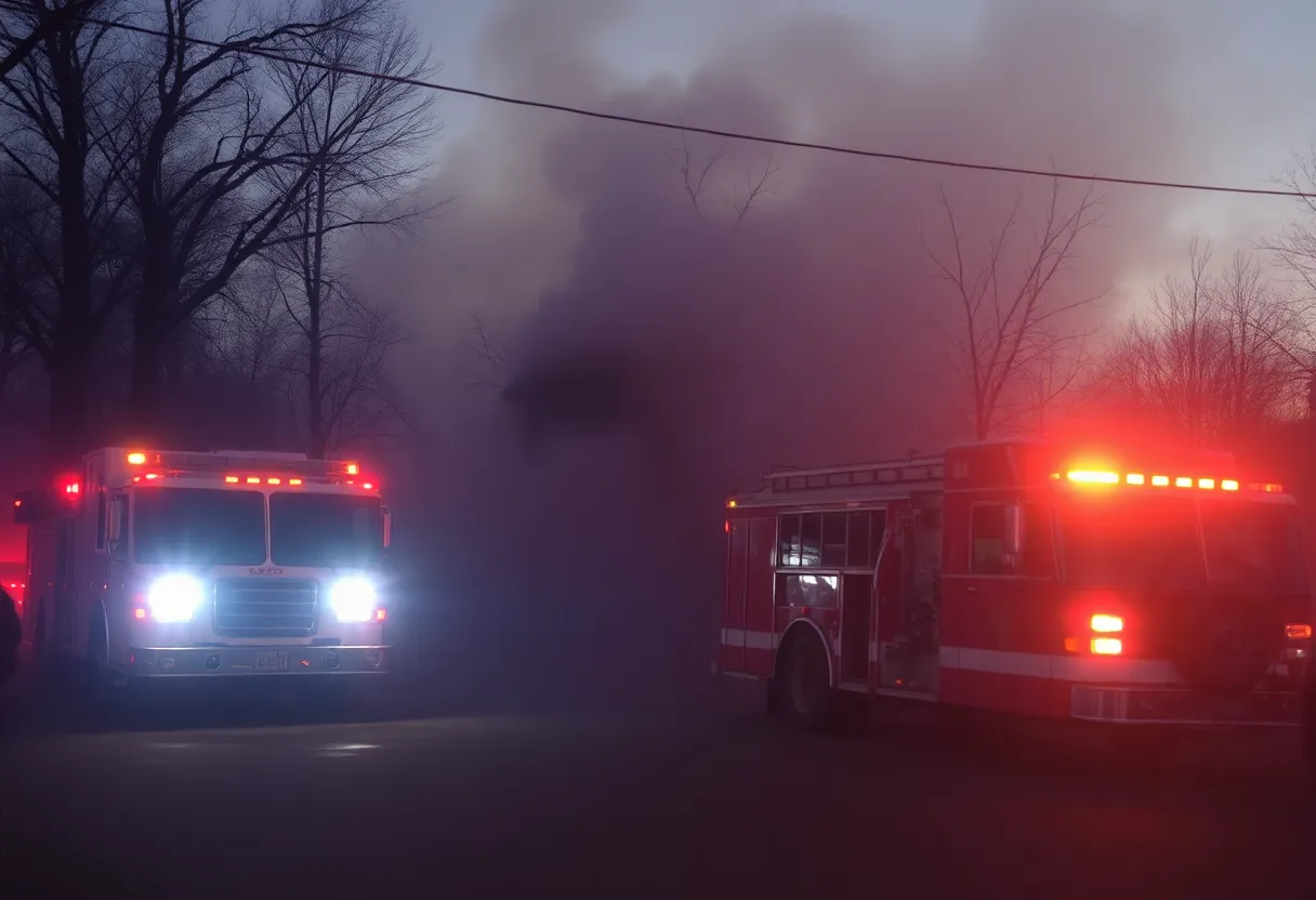 Firefighters battling early morning fires in Memphis neighborhoods