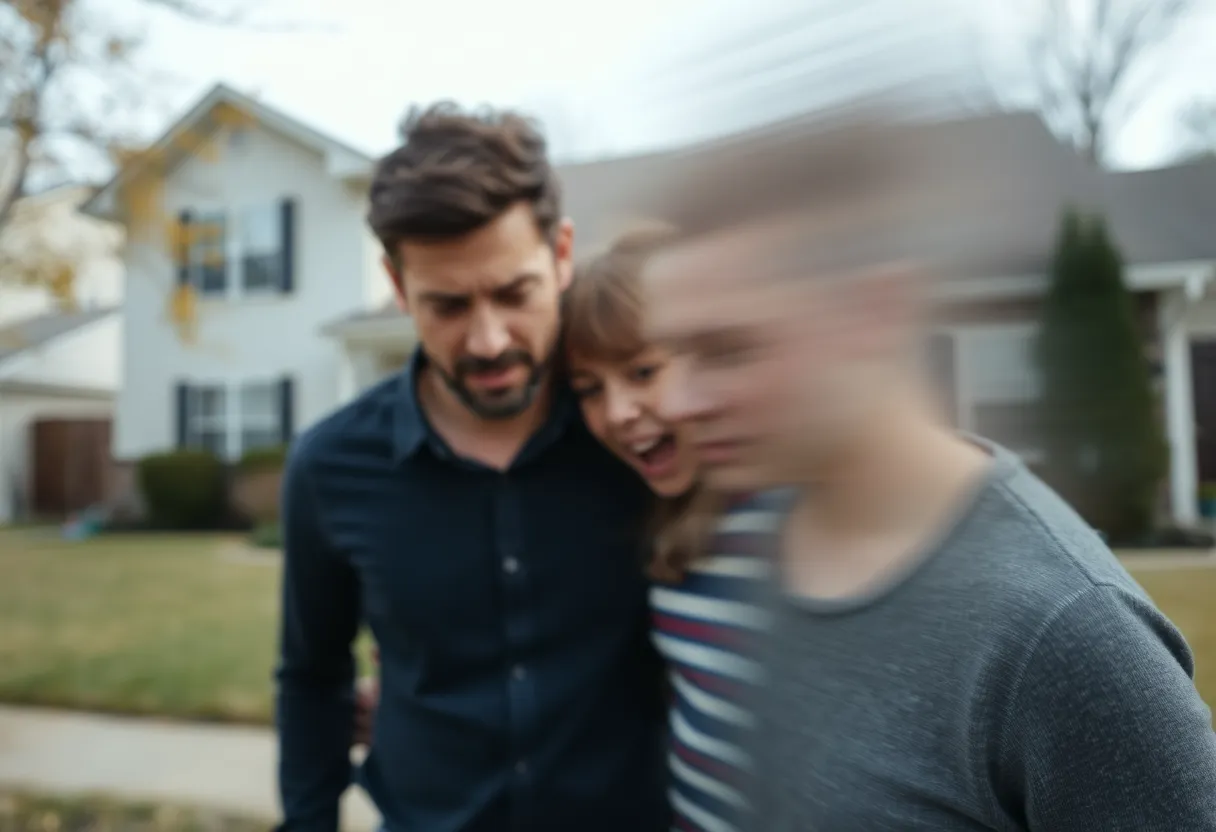 Abstract representation of family conflict in Memphis