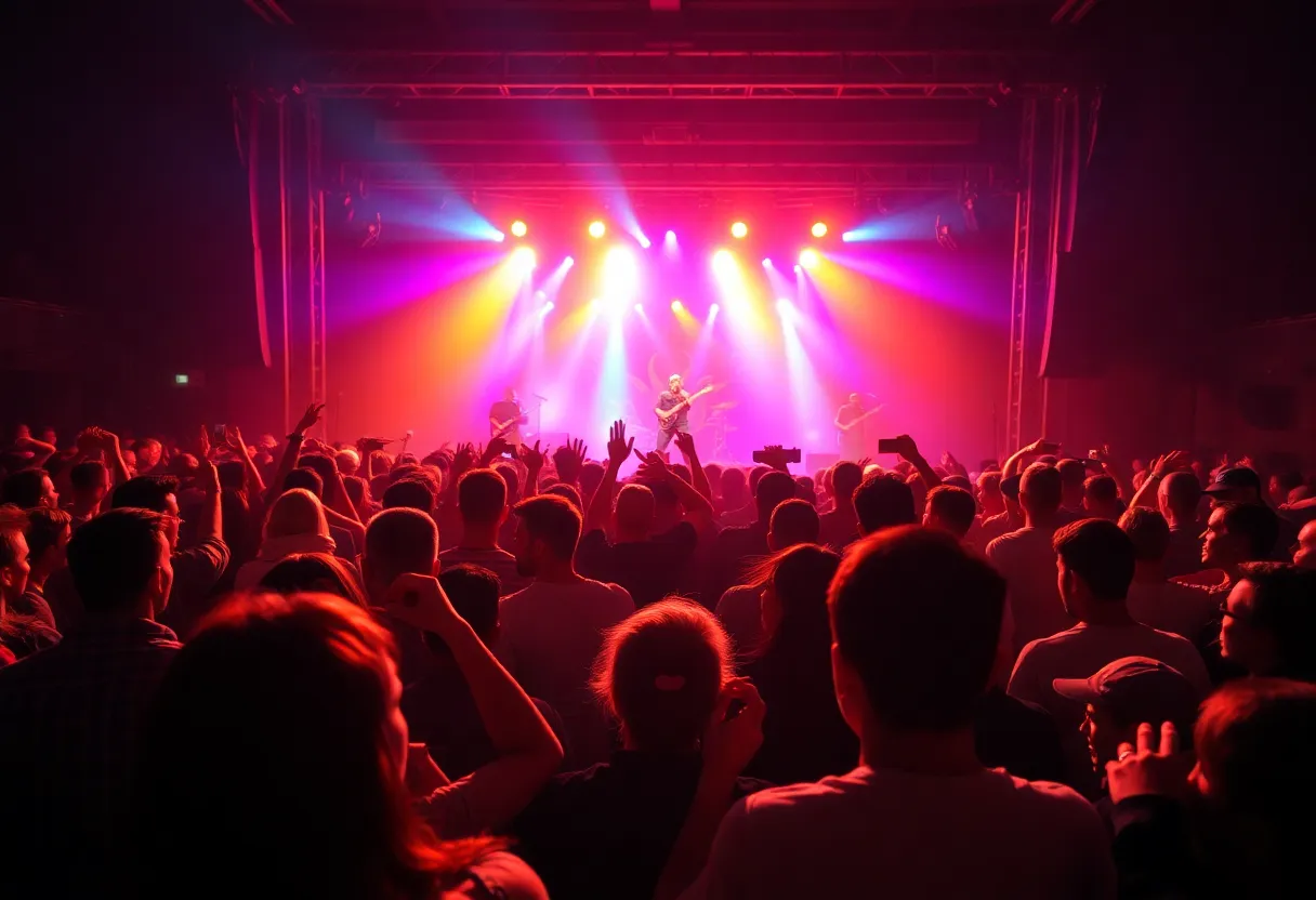 Concert crowd at GloRilla's GLORIUS tour announcement