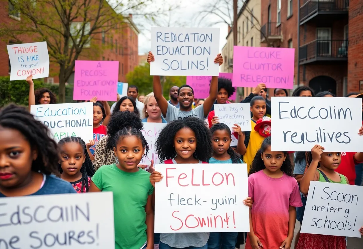Memphis community members rallying for school leadership support