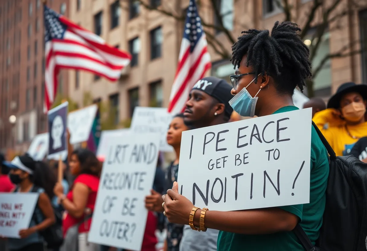 A symbolic representation of peace and civil rights.