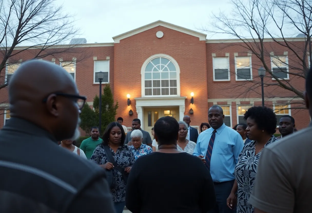Discussion among community members regarding Memphis schools