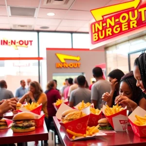 Rendering of a future In-N-Out Burger location in Memphis