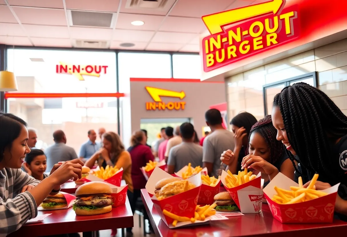 Rendering of a future In-N-Out Burger location in Memphis