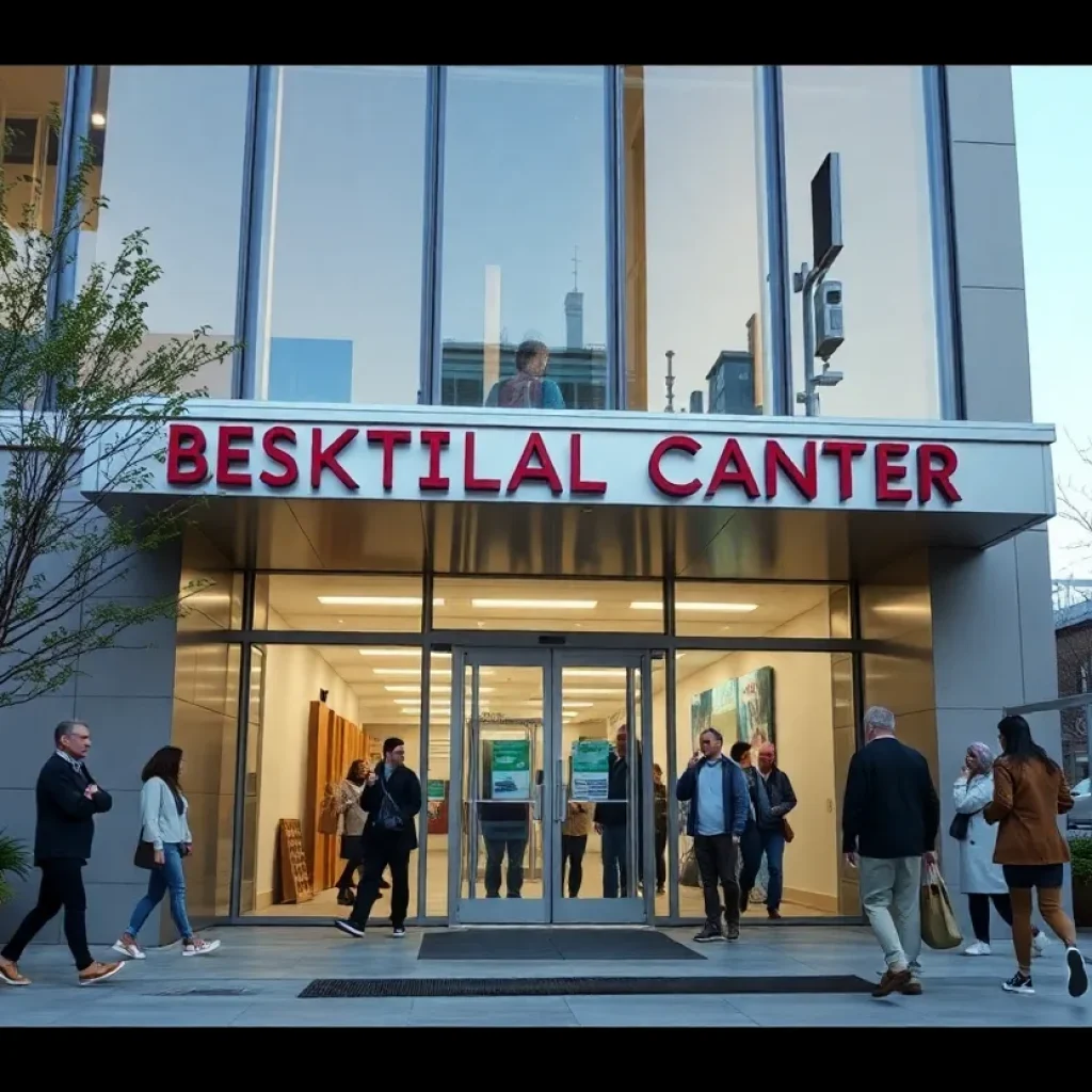 Exterior view of the new behavioral crisis center in Memphis