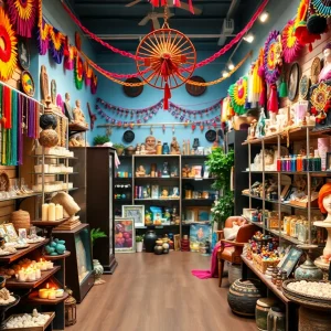 Vibrant spiritual supply store in Midtown Memphis