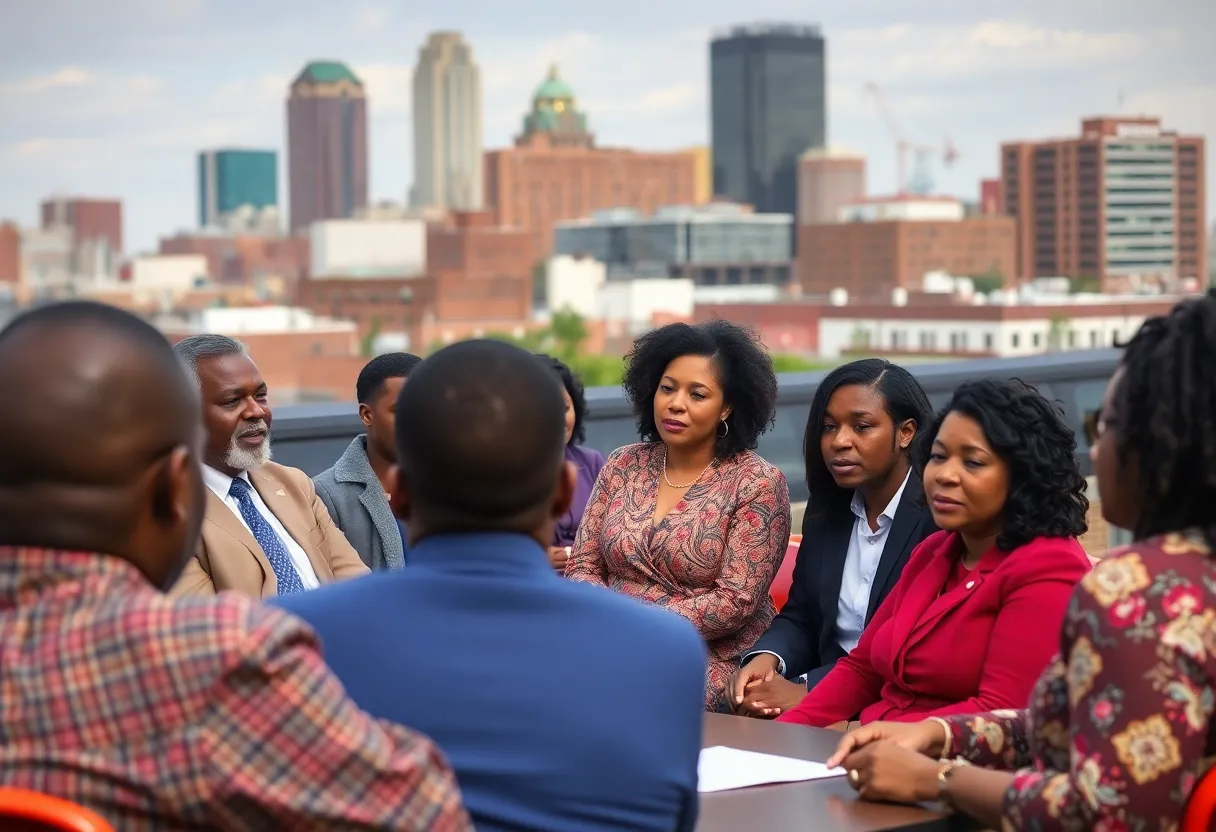 Community leaders discussing affordable housing solutions in Memphis.
