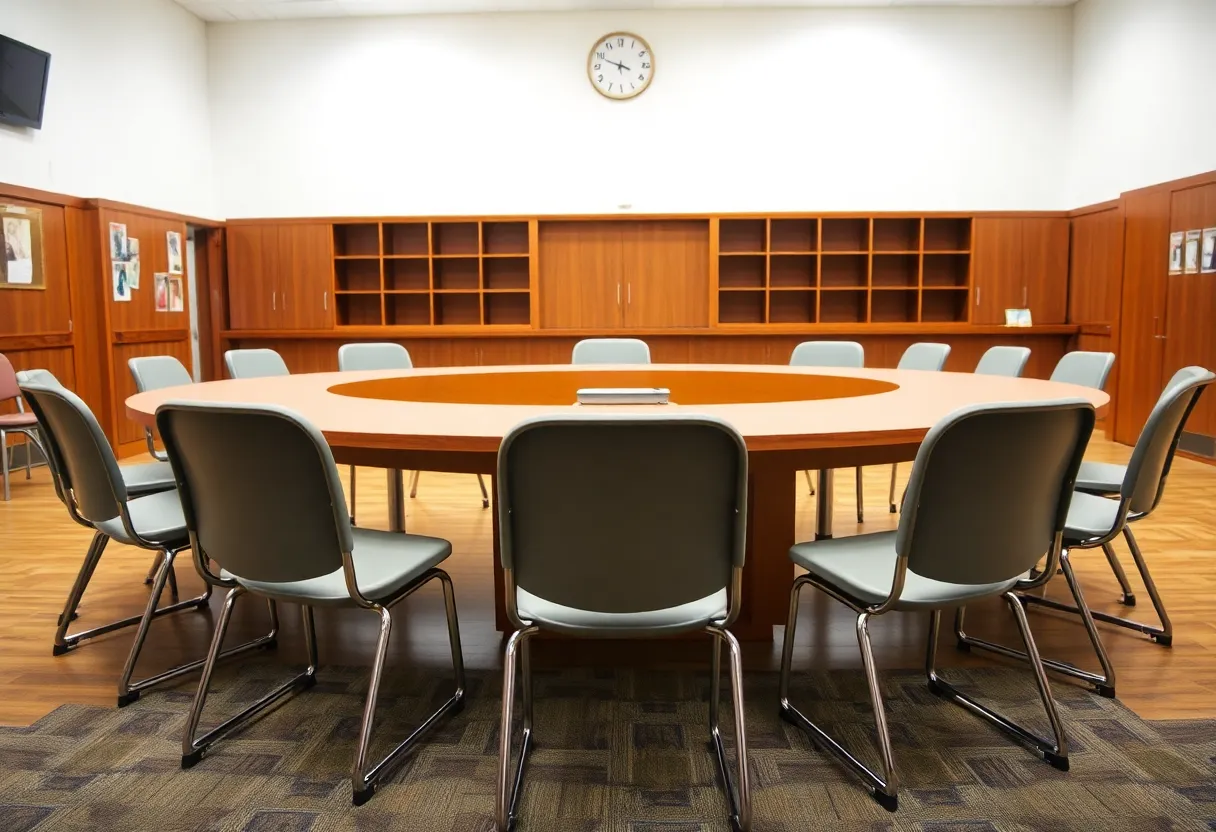 MSCS Board meeting room