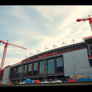 Nissan Stadium Construction Progress