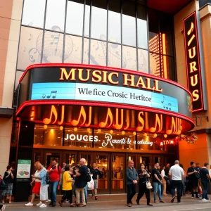 Rendering of the Satellite Music Hall in Memphis